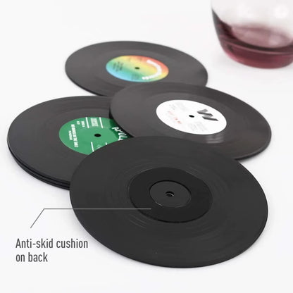 Vinyl Record Coasters