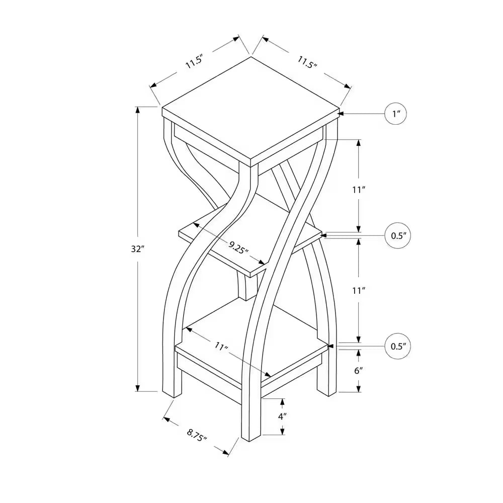 Dark Taupe Indoor Plant Stand