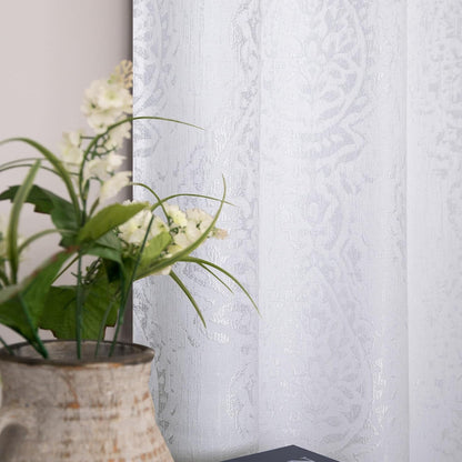 White Curtains for Living Room