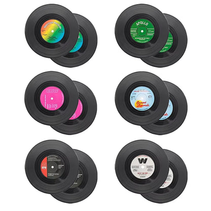 Vinyl Record Coasters