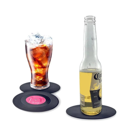 Vinyl Record Coasters