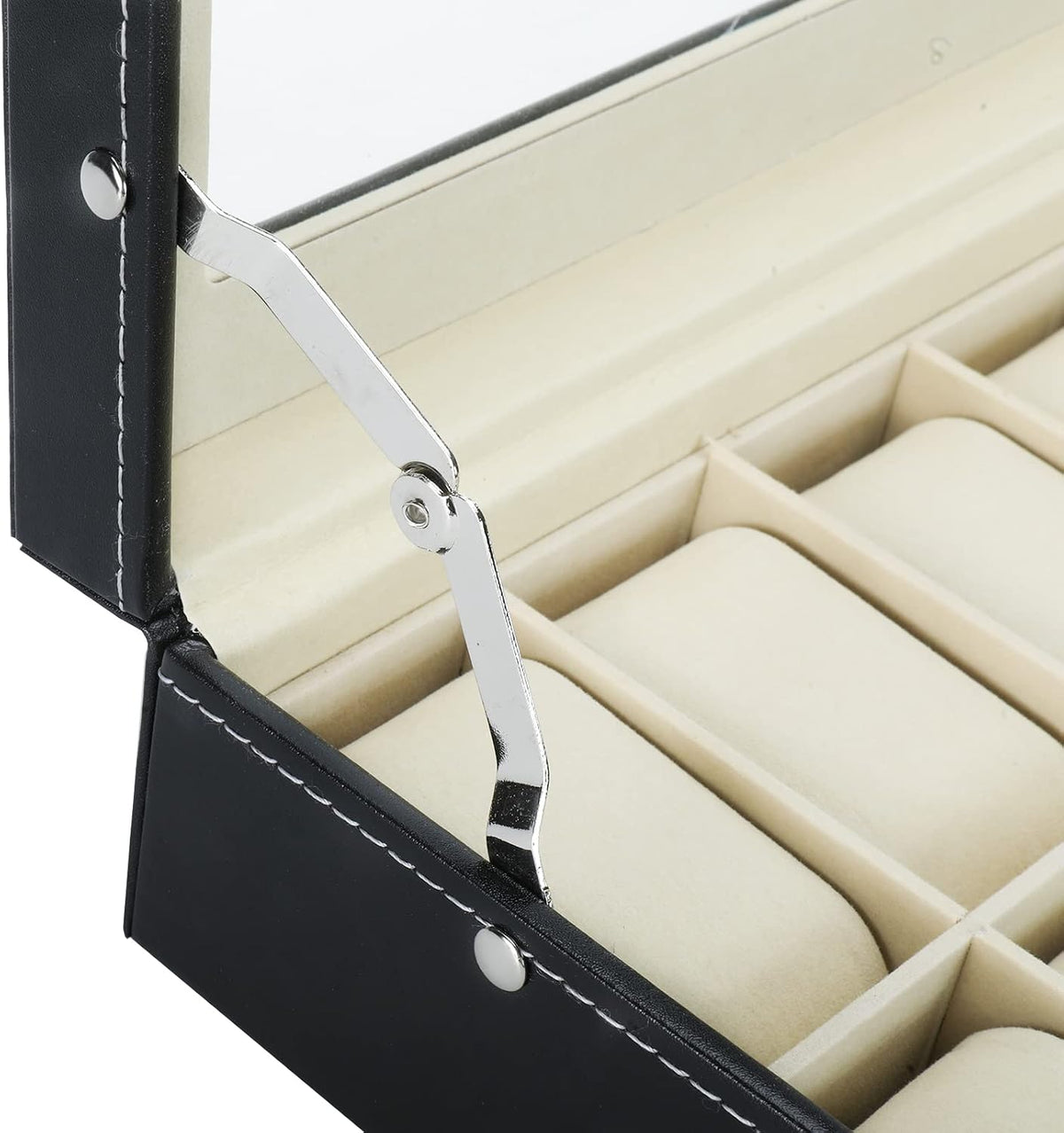 18 Slots Watch Boxes,Watch Display Case for Men Women