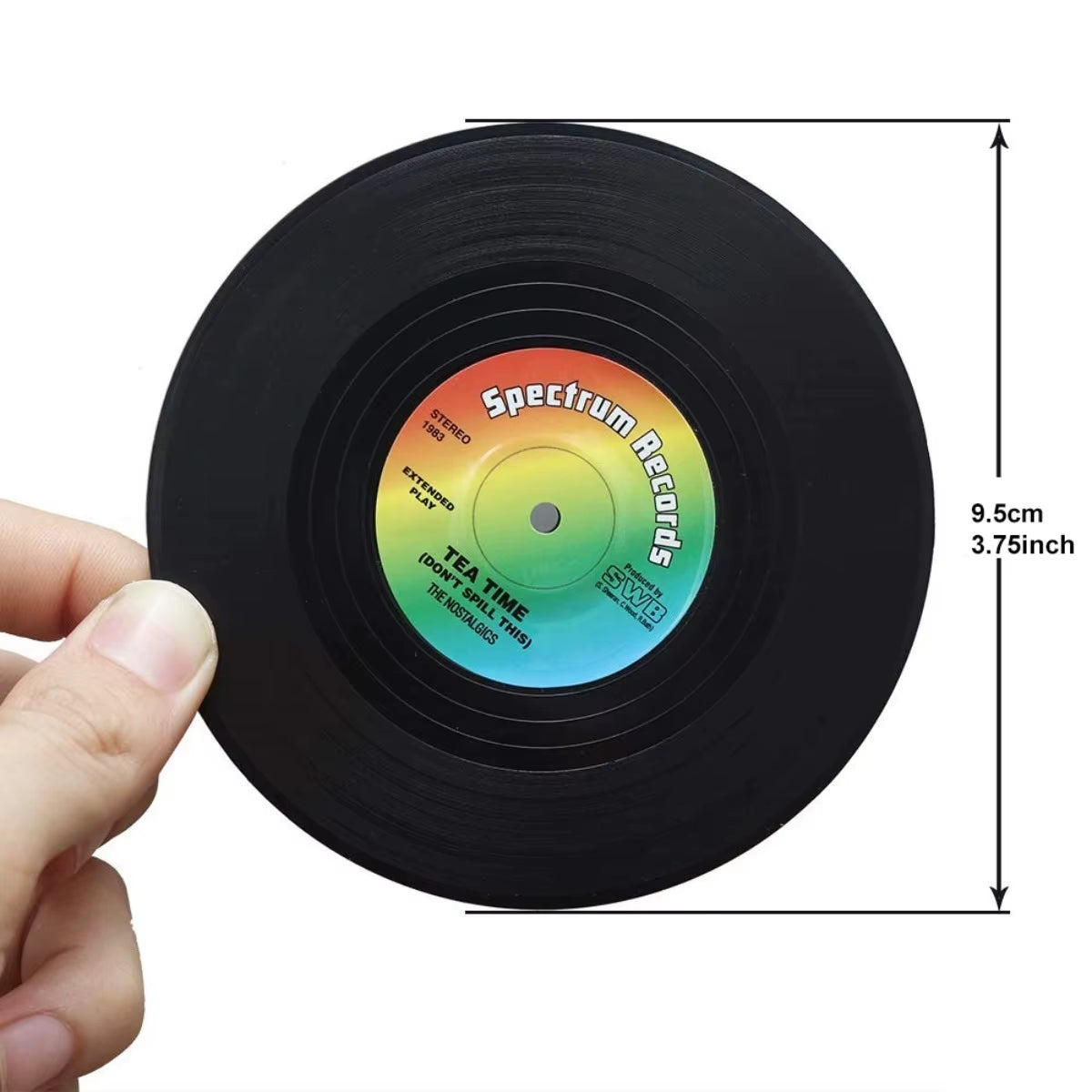 Vinyl Record Coasters
