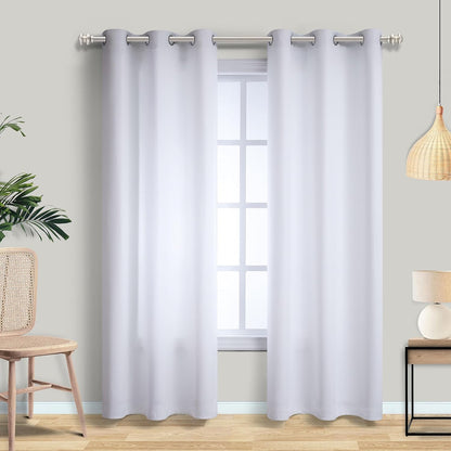 White Curtains for Living Room
