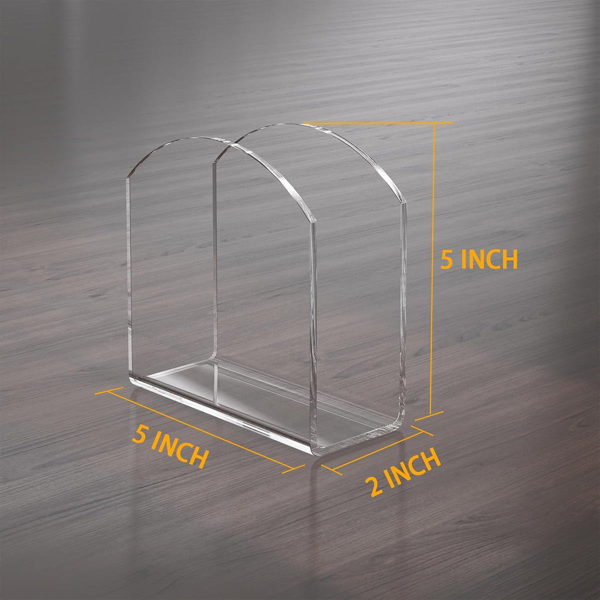 2 Pack Clear Napkin Holder for Table, Acrylic Napkins Holder