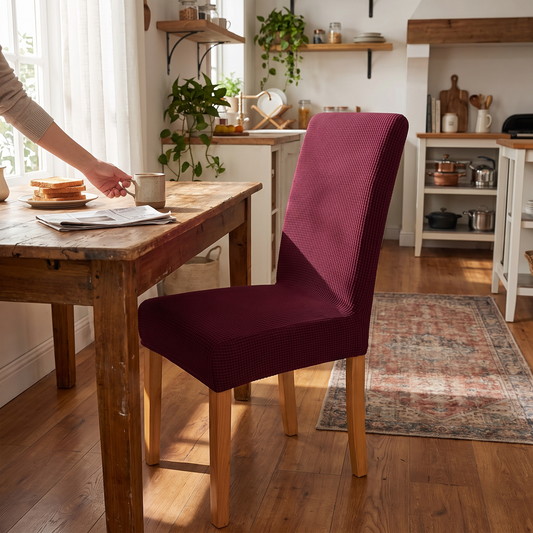 Jacquard Corn Kernel Fabric Chair Cover