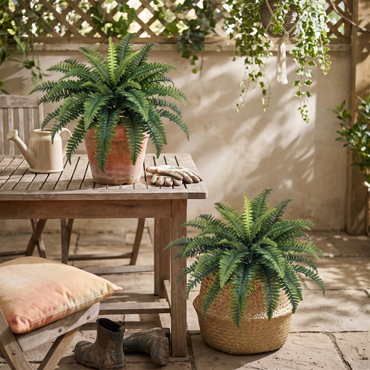 Ferns Artificial Bush Plants