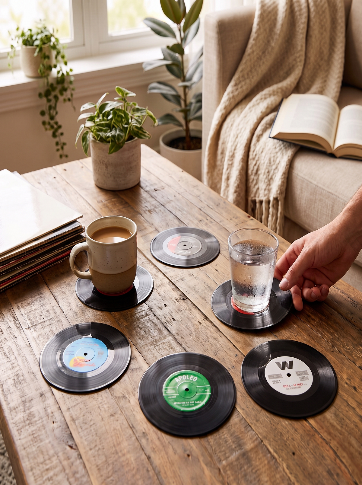 Vinyl Record Coasters 3