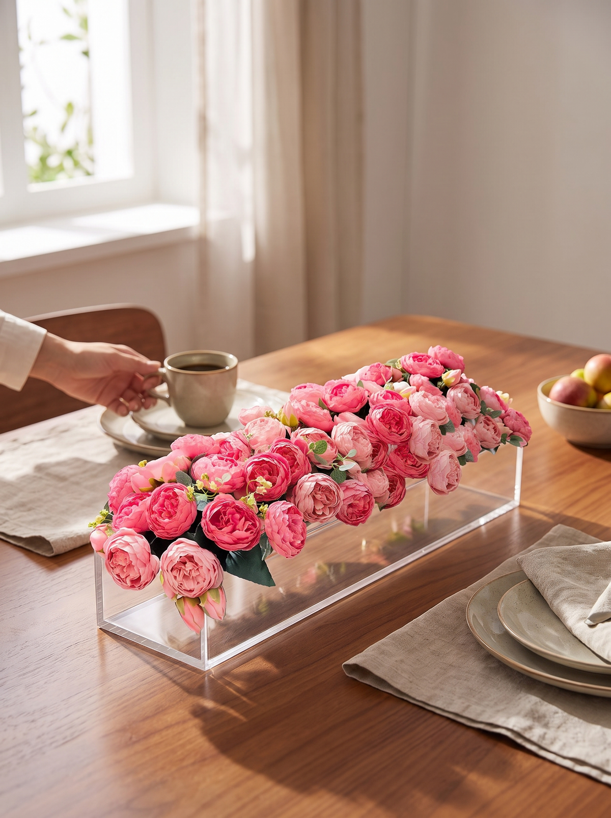 Acrylic Multi Hole Flower Arrangement Vase 2