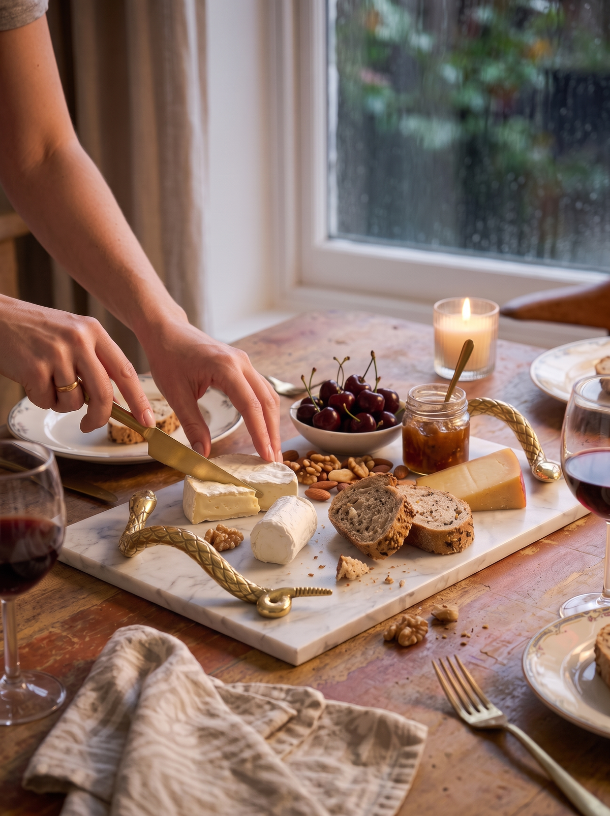 marbleboard-iwt2 Mamba Marble Cheese Board stays cool